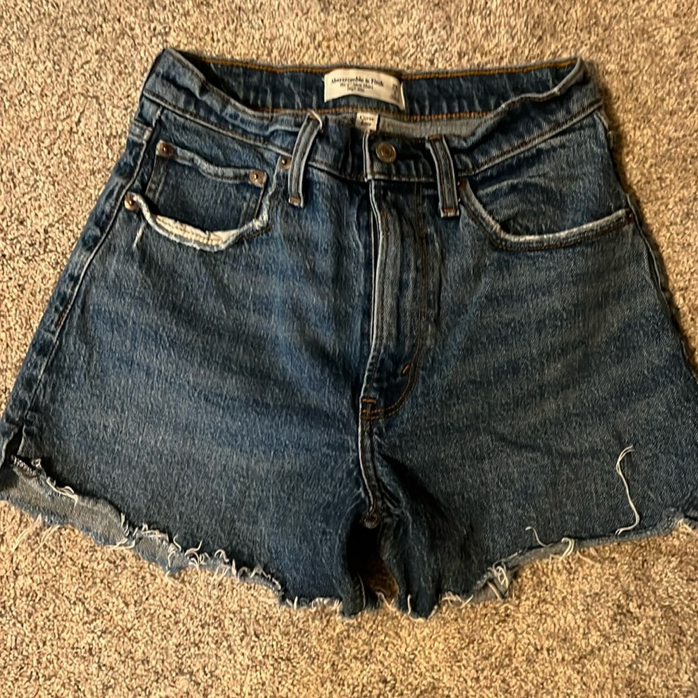 Abercrombie curve love shorts.